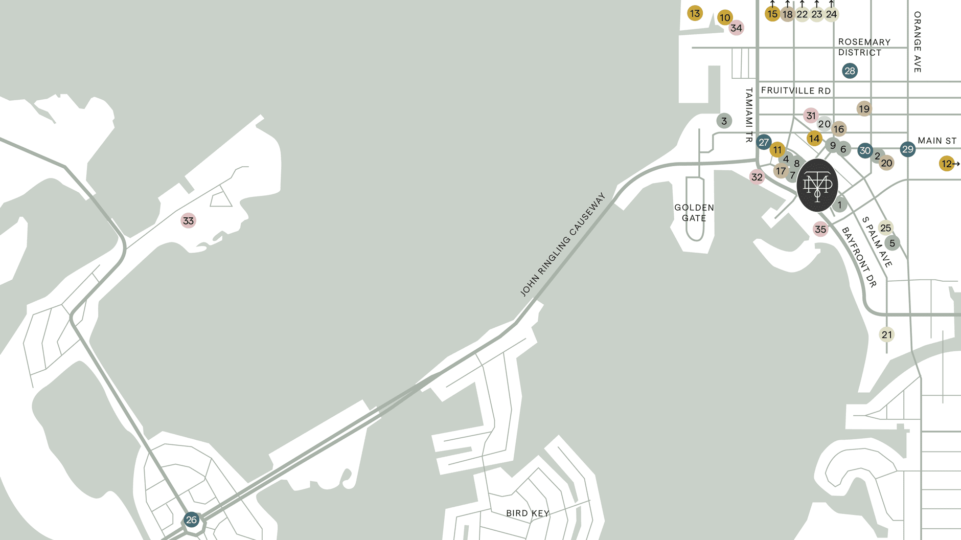 DeMarcay Neighborhood Map